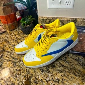 Travis Scott Canary women's size 15 women's which is size 13 for men's .